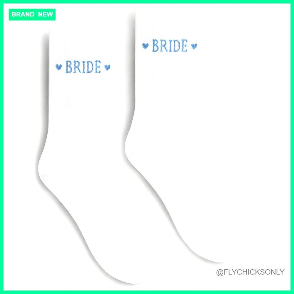 Soft Cotton Bridal Socks For Wedding Bridesmaid Gifts Bachelorette Party